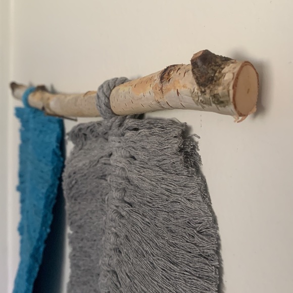 Set of 2: Grey and Blue Feathered Wall Art - Picture 2 of 14